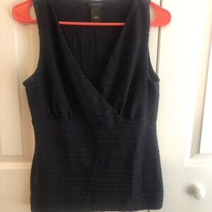 Ann Taylor Black Sleeveless Top